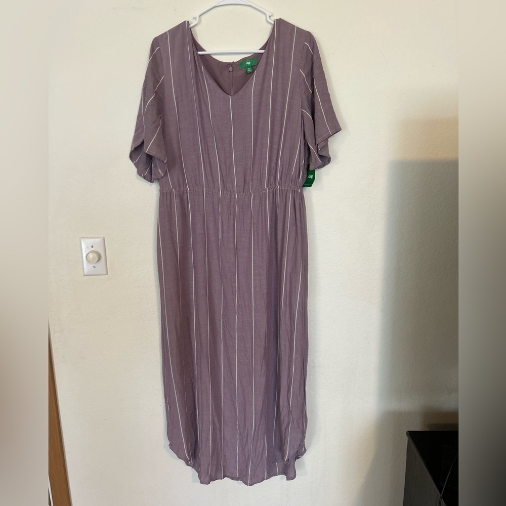 NWT XL Dip garden party media link 100% Viscose dress